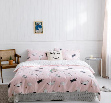 3D Cats 40093 Bed Pillowcases Quilt