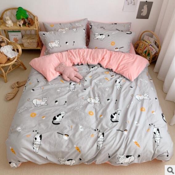 3D Cat Pattern 18049 Bed Pillowcases Quilt