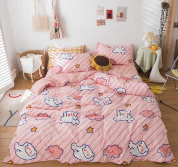 3D Pink Clouds 40236 Bed Pillowcases Quilt