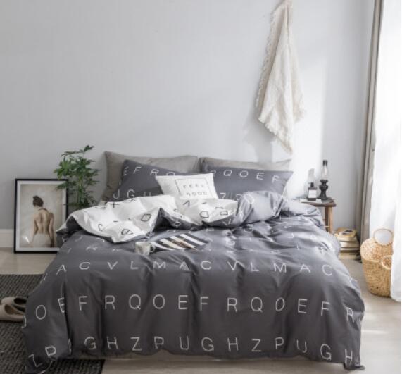 3D English Alphabet 14143 Bed Pillowcases Quilt