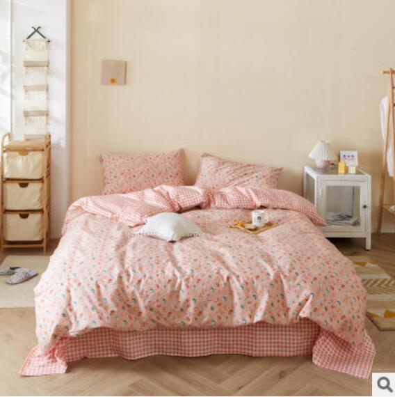 3D Pink Floral 50072 Bed Pillowcases Quilt