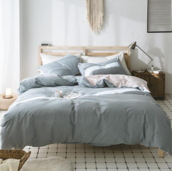 3D Light Grey 50128 Bed Pillowcases Quilt