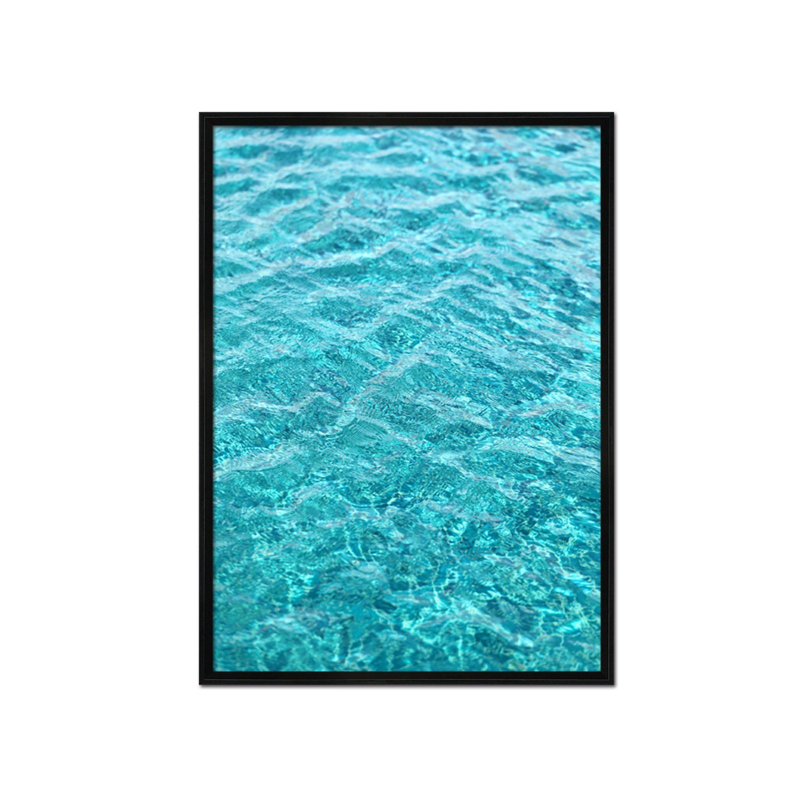 3D Sea Wave 005 Fake Framed Print Painting Wallpaper AJ Creativity Home 