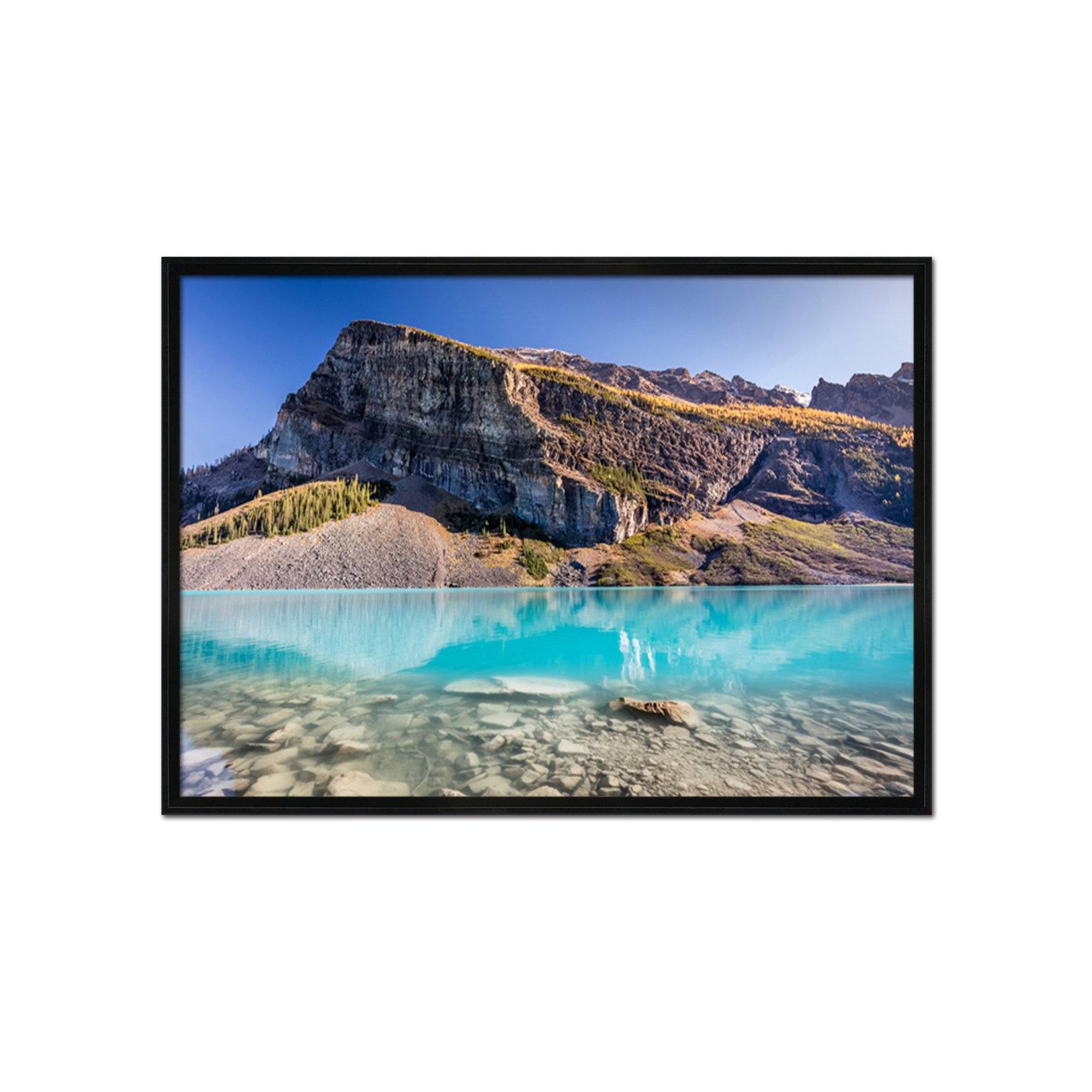 3D Slope Lake 179 Fake Framed Print Painting Wallpaper AJ Creativity Home 