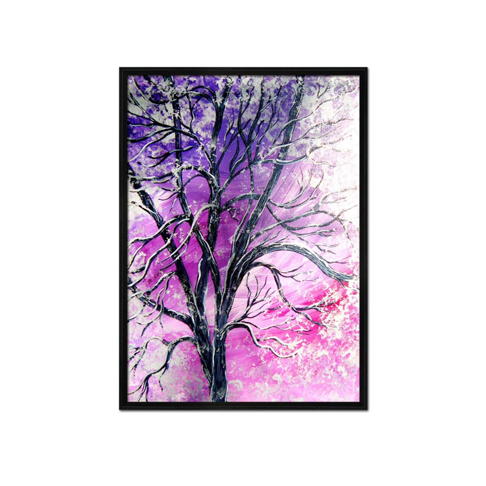 3D Strange Tree 107 Fake Framed Print Painting Wallpaper AJ Creativity Home 