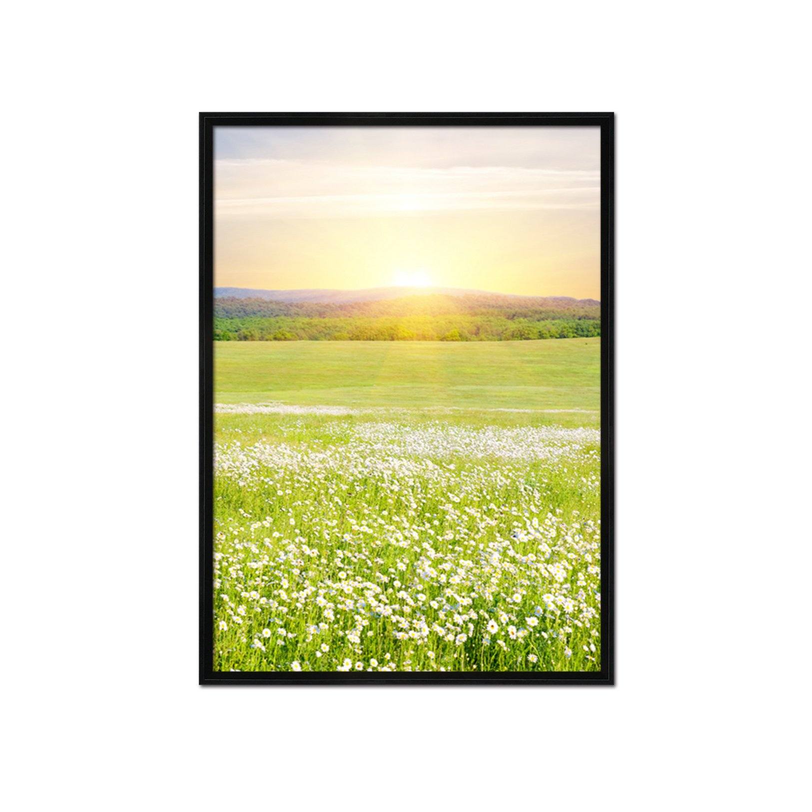 3D Beautiful Field 025 Fake Framed Print Painting Wallpaper AJ Creativity Home 
