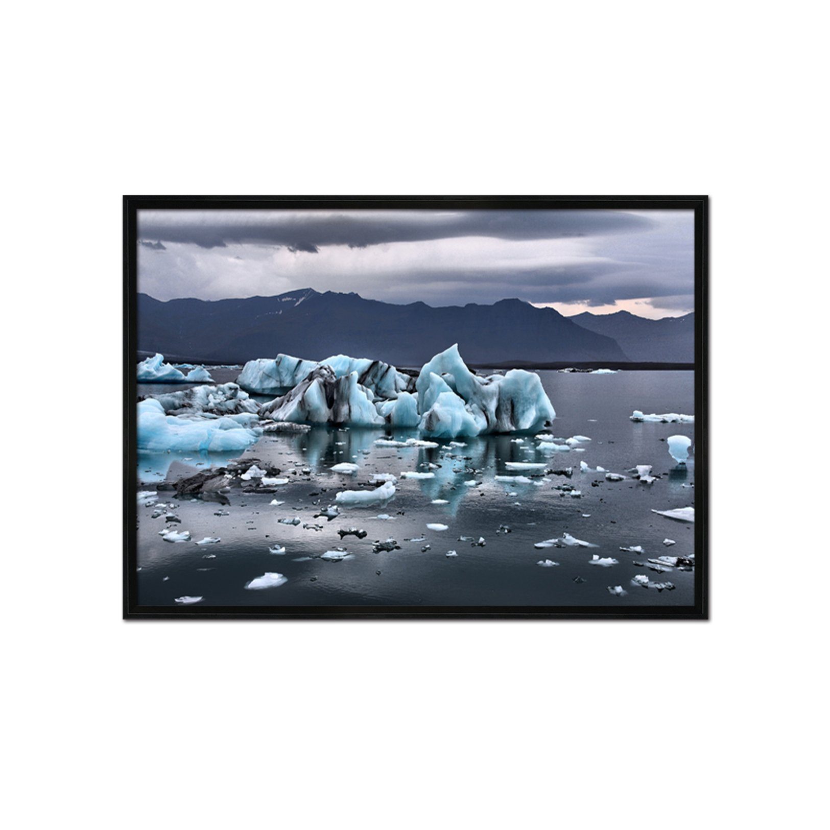 3D Melting Ice 177 Fake Framed Print Painting Wallpaper AJ Creativity Home 