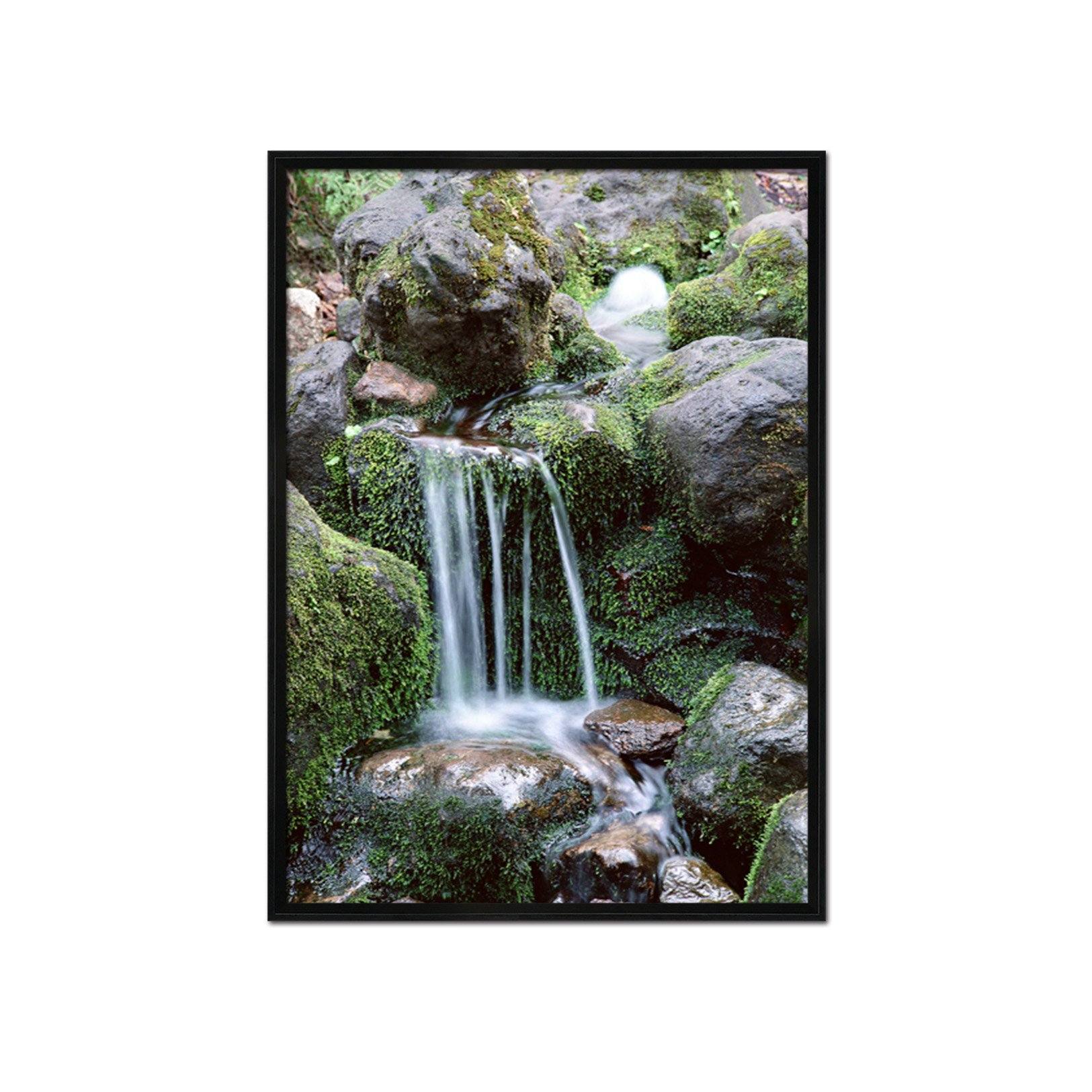 3D Moss Stone 112 Fake Framed Print Painting Wallpaper AJ Creativity Home 