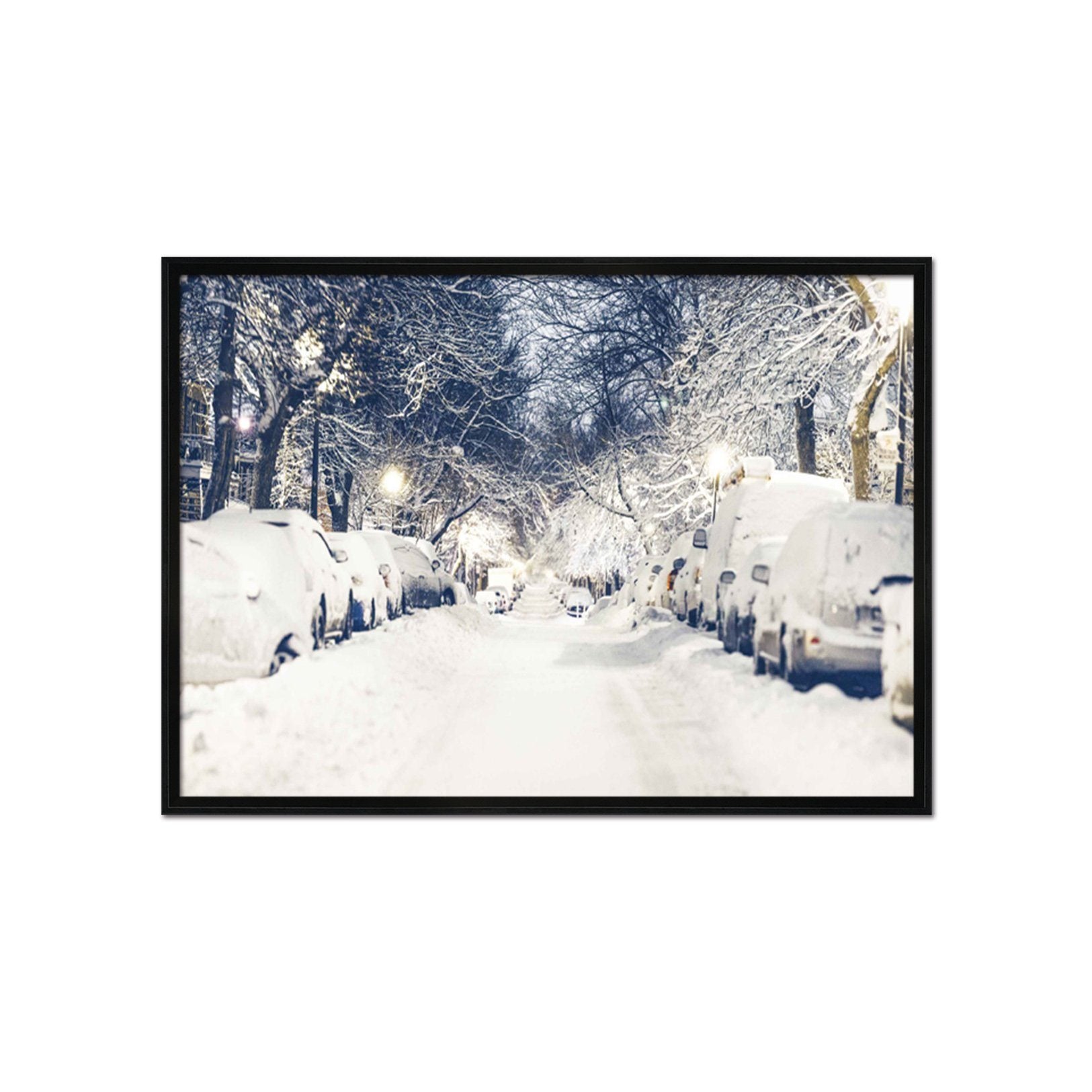 3D Snow Cover 025 Fake Framed Print Painting Wallpaper AJ Creativity Home 