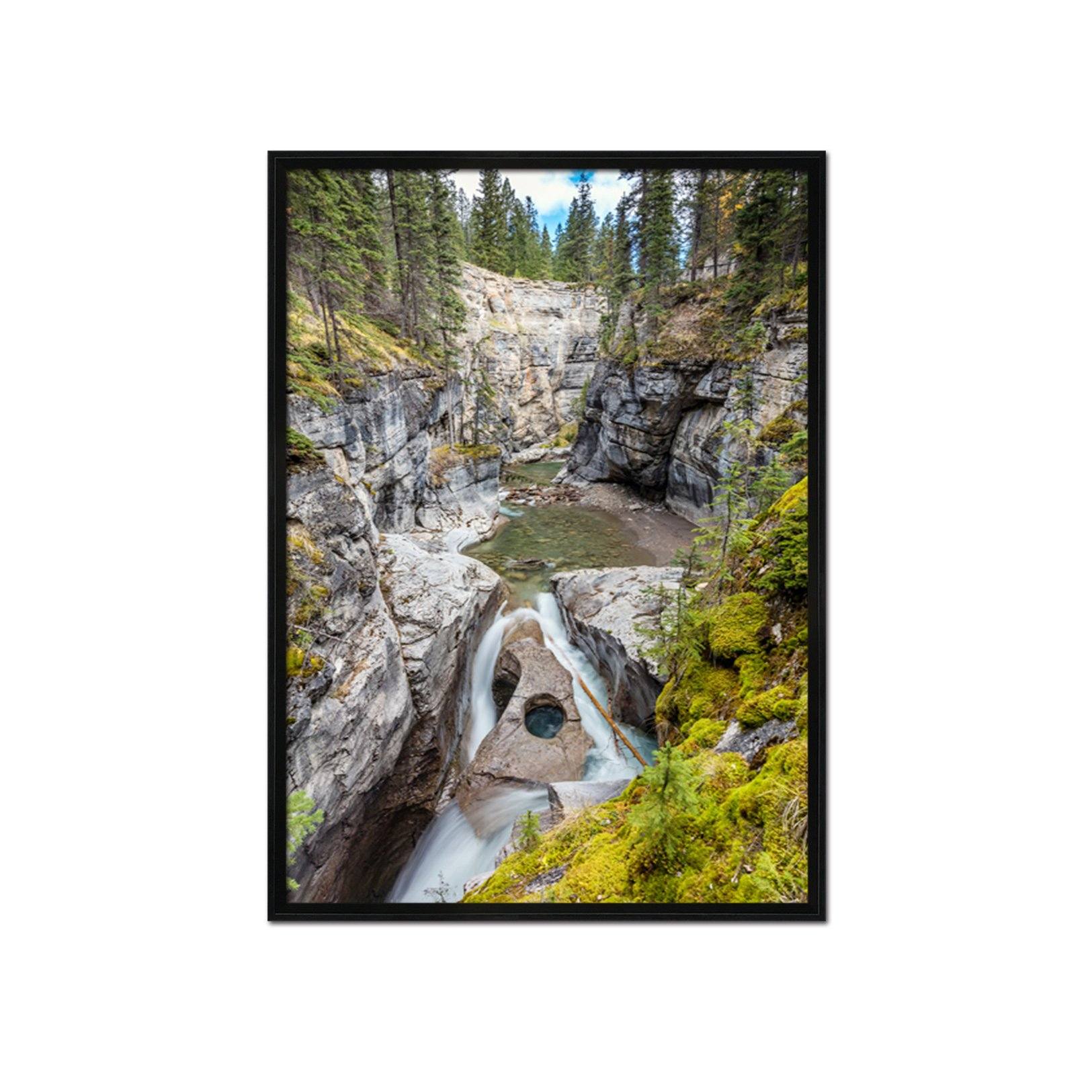 3D High Mountain 074 Fake Framed Print Painting Wallpaper AJ Creativity Home 