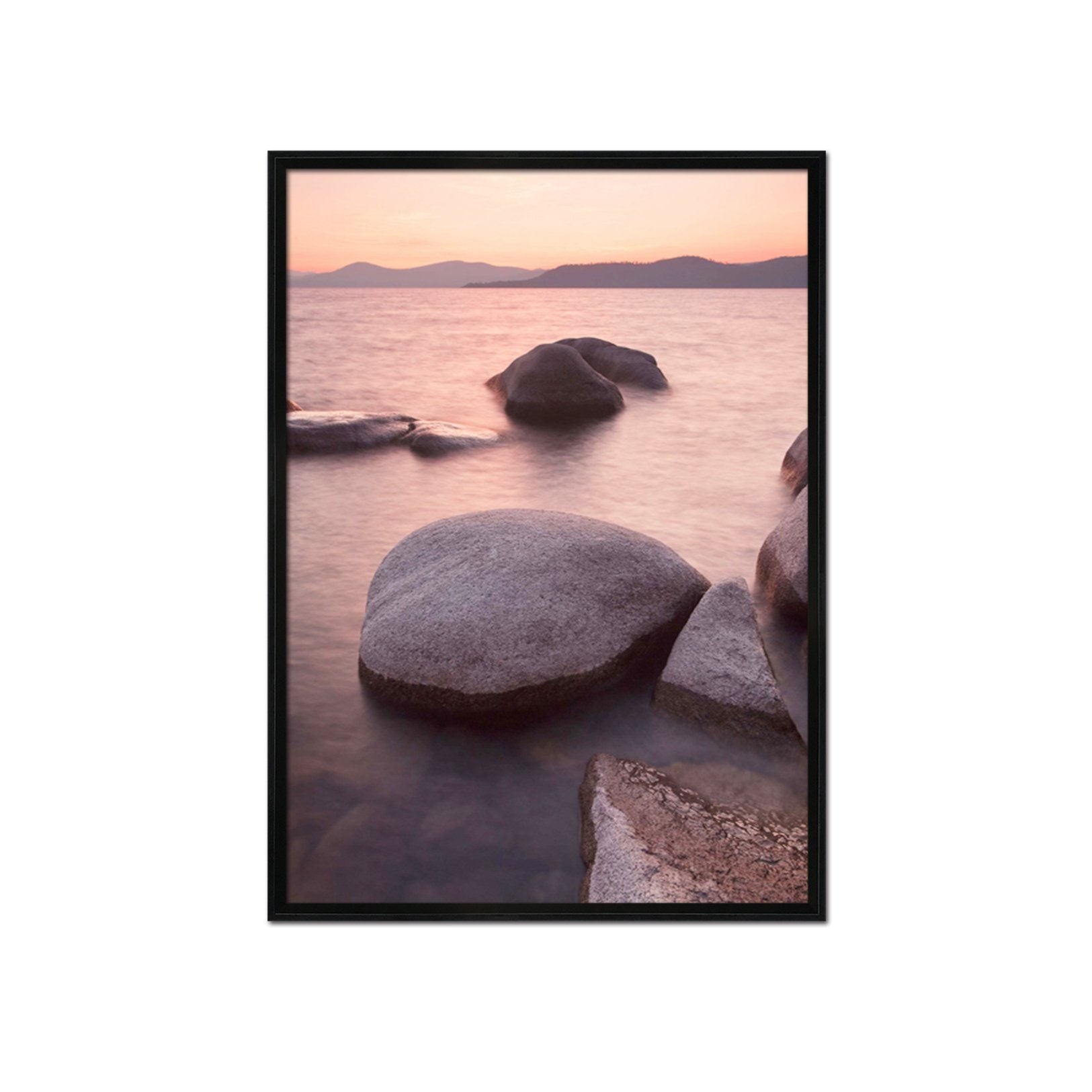 3D Quiet Stone 023 Fake Framed Print Painting Wallpaper AJ Creativity Home 