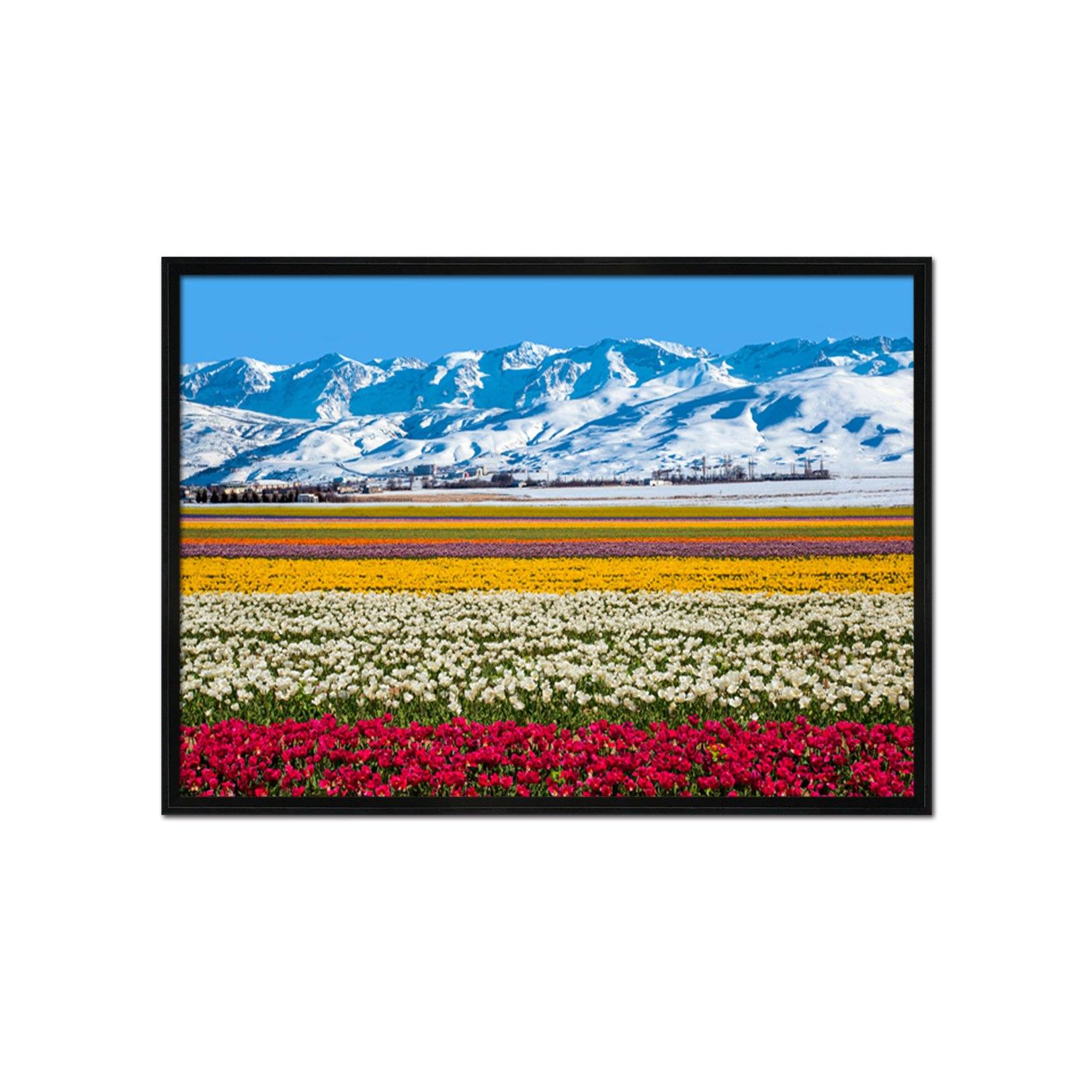 3D Flower Sea 189 Fake Framed Print Painting Wallpaper AJ Creativity Home 