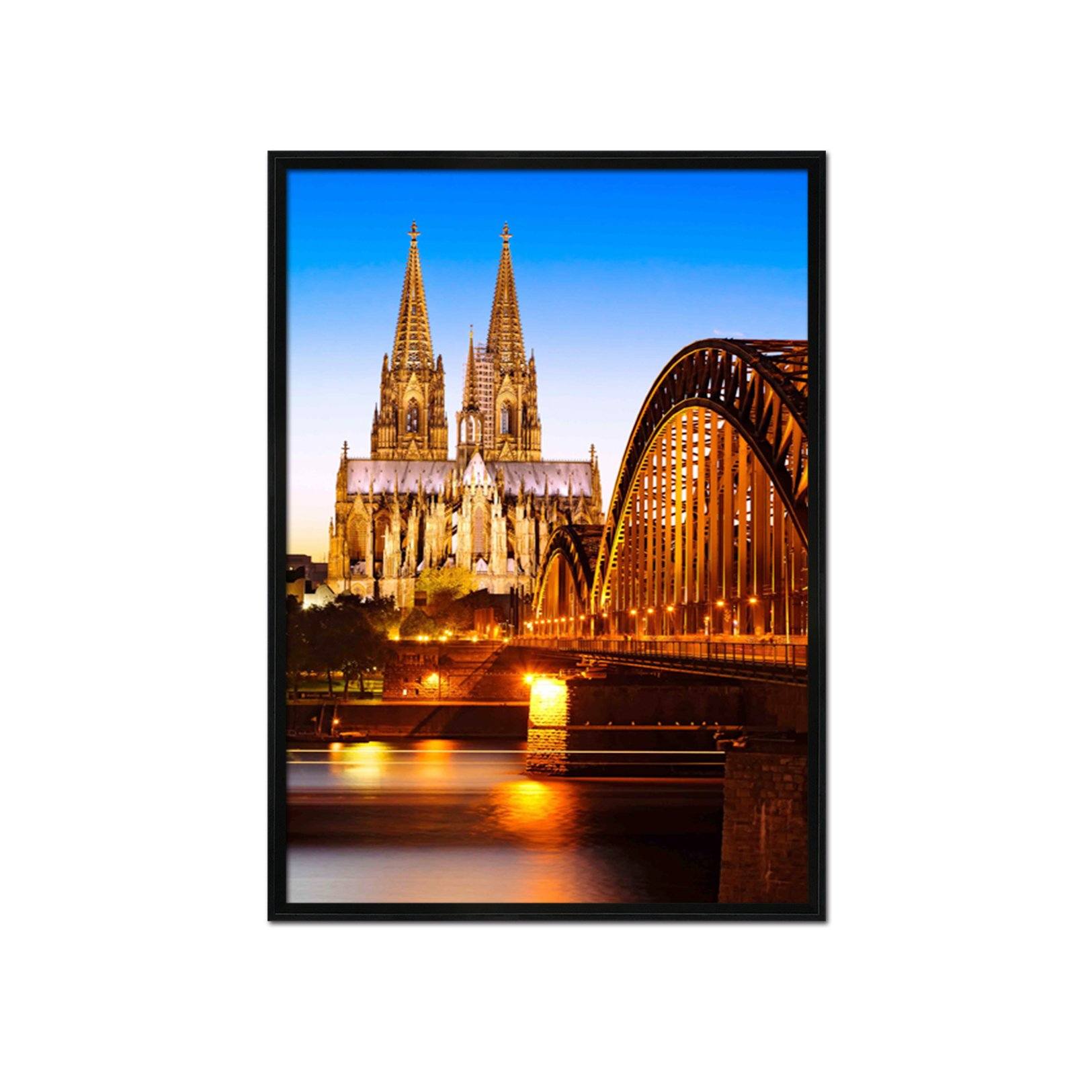 3D Light Castle 035 Fake Framed Print Painting Wallpaper AJ Creativity Home 