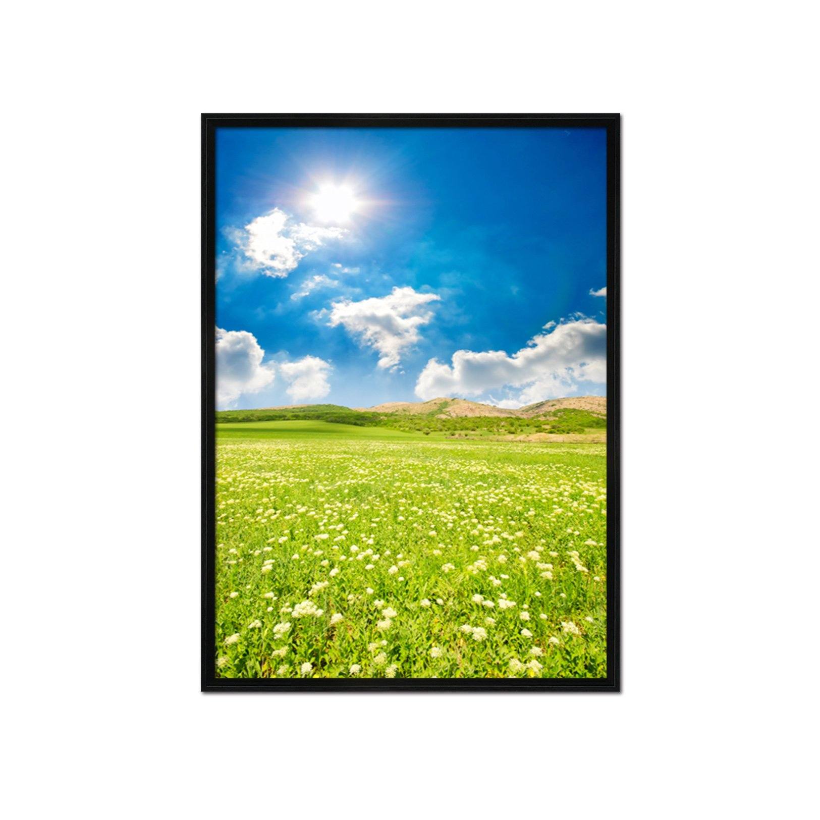 3D Montreal Flowers 030 Fake Framed Print Painting Wallpaper AJ Creativity Home 