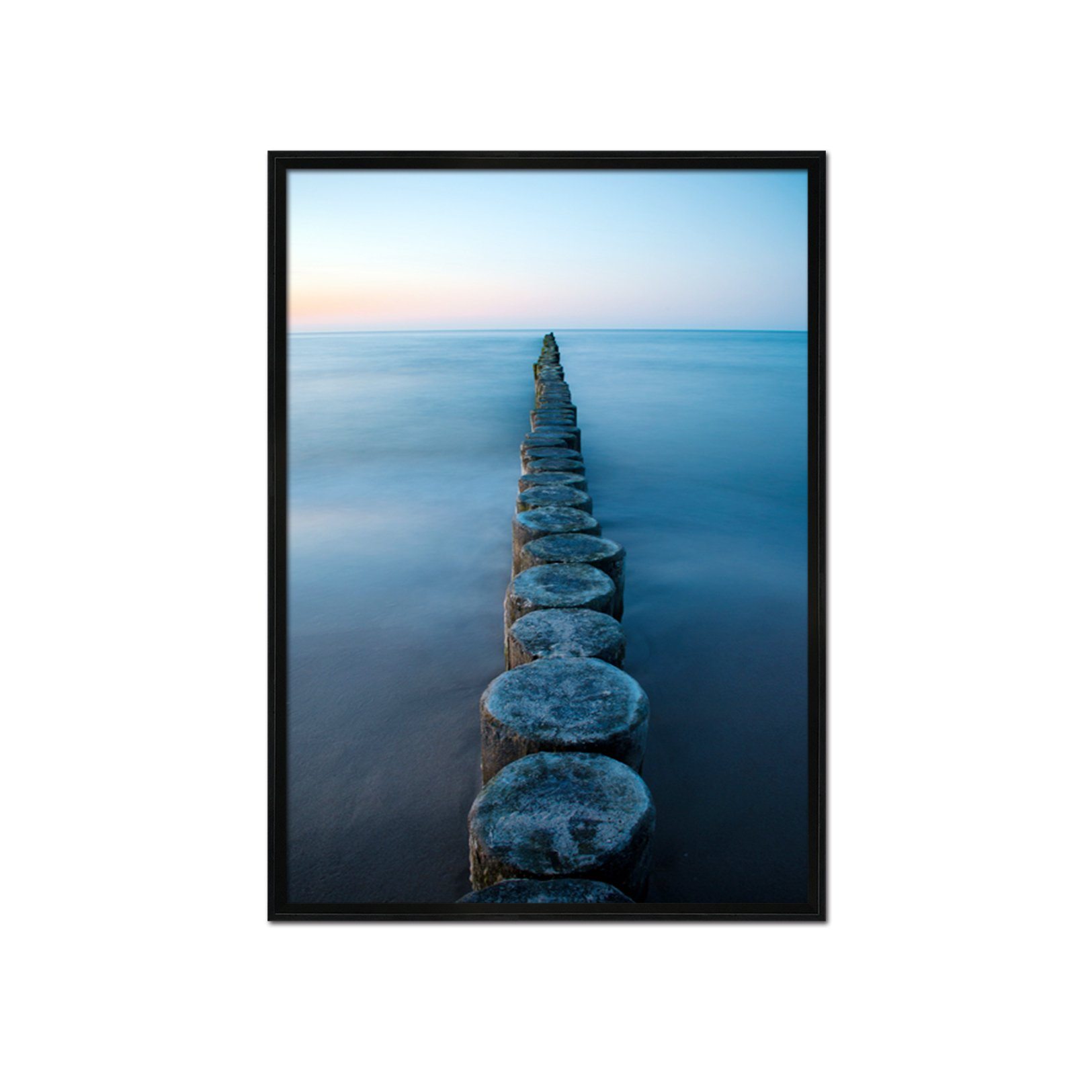 3D Stump Road 090 Fake Framed Print Painting Wallpaper AJ Creativity Home 