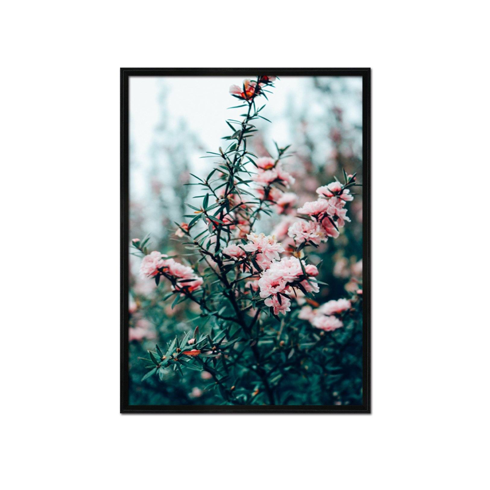 3D Among The Flowers 018 Fake Framed Print Painting Wallpaper AJ Creativity Home 