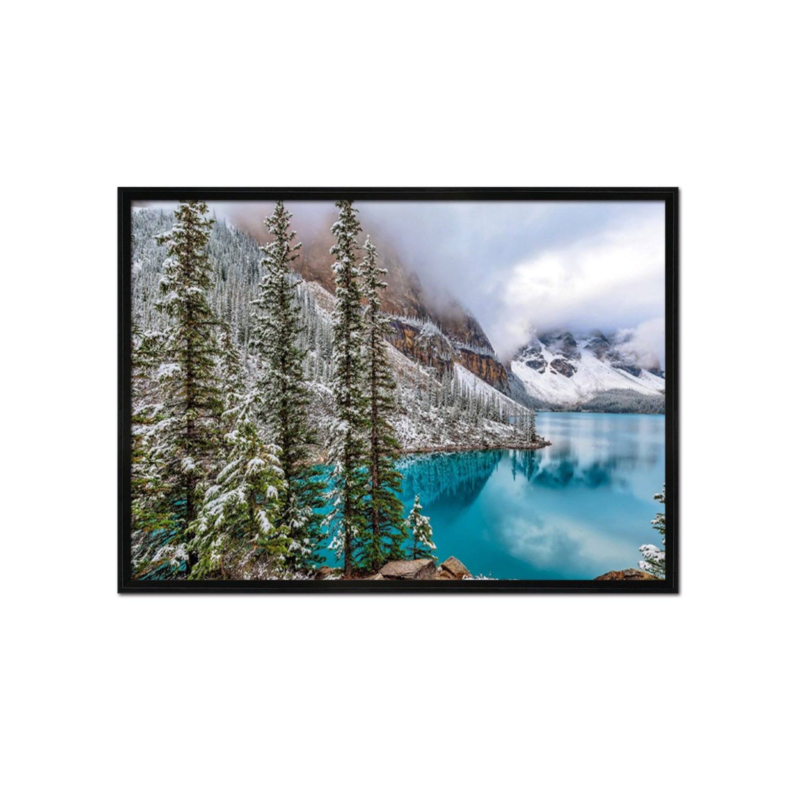 3D Snow Mountain 050 Fake Framed Print Painting Wallpaper AJ Creativity Home 