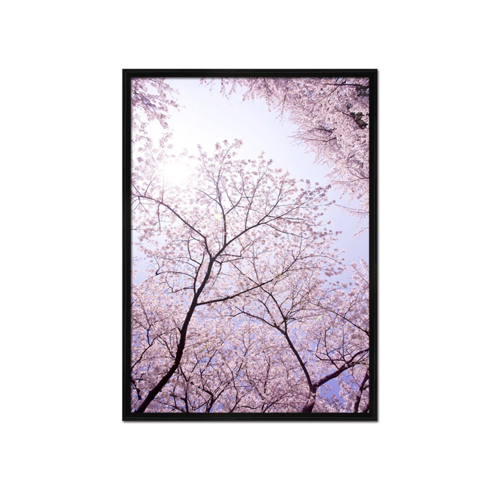 3D Tree Blossom 035 Fake Framed Print Painting Wallpaper AJ Creativity Home 
