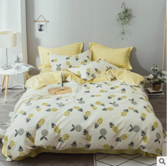 3D Pineapple Pattern 40005 Bed Pillowcases Quilt