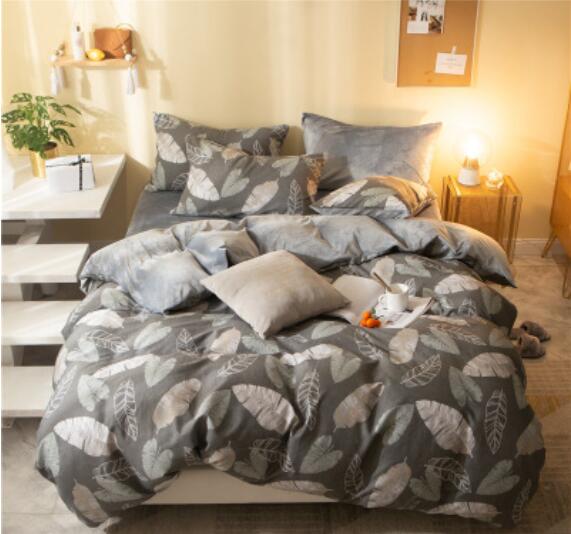 3D Ash Leaves 18076 Bed Pillowcases Quilt