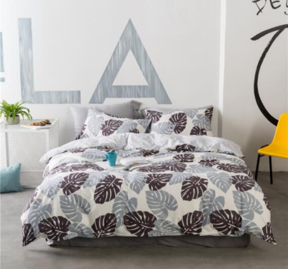 3D Brown Leaves 30294 Bed Pillowcases Quilt