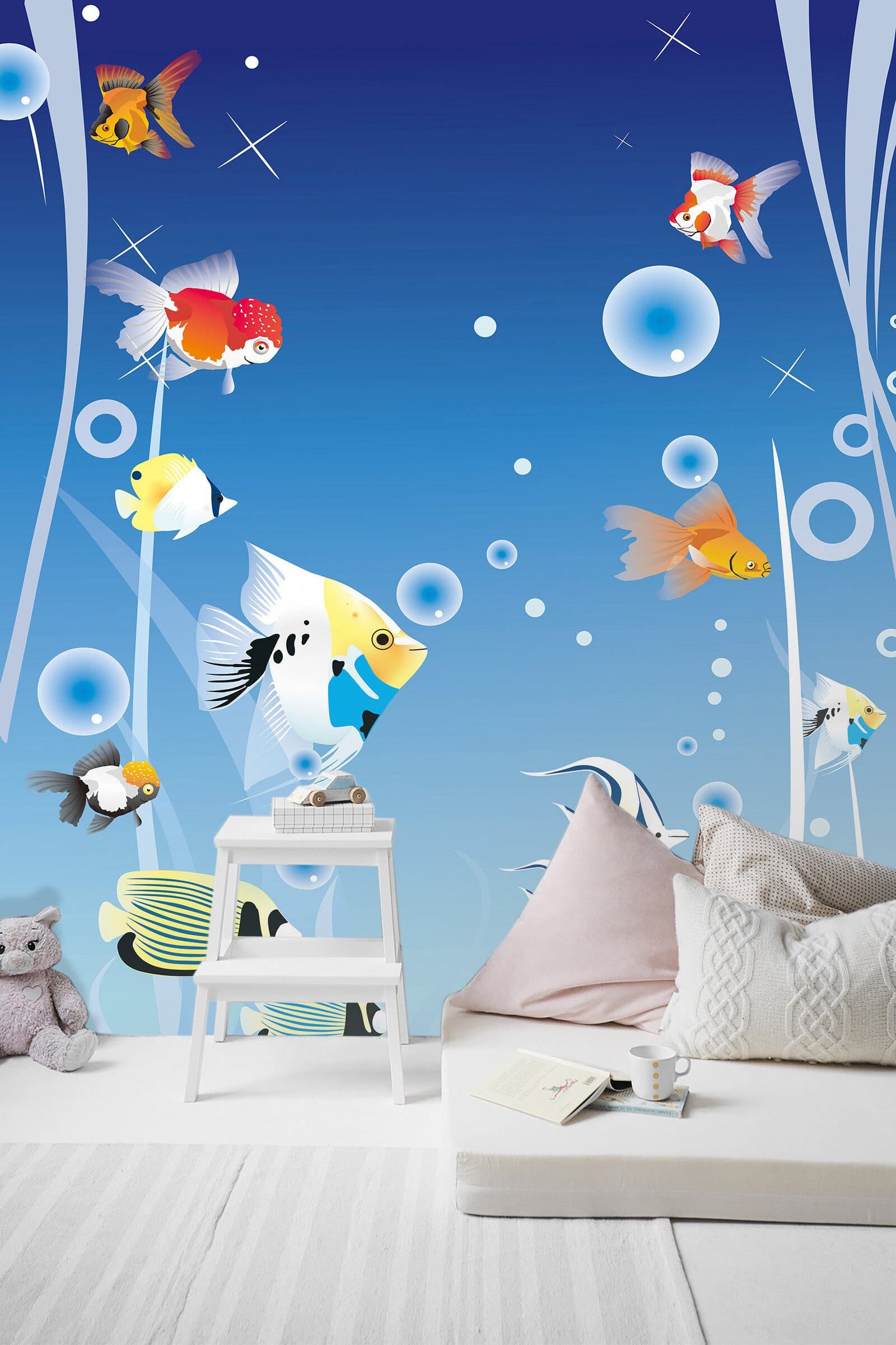 3D Color Fish1 738 Wall Murals Wallpaper AJ Wallpaper 2 