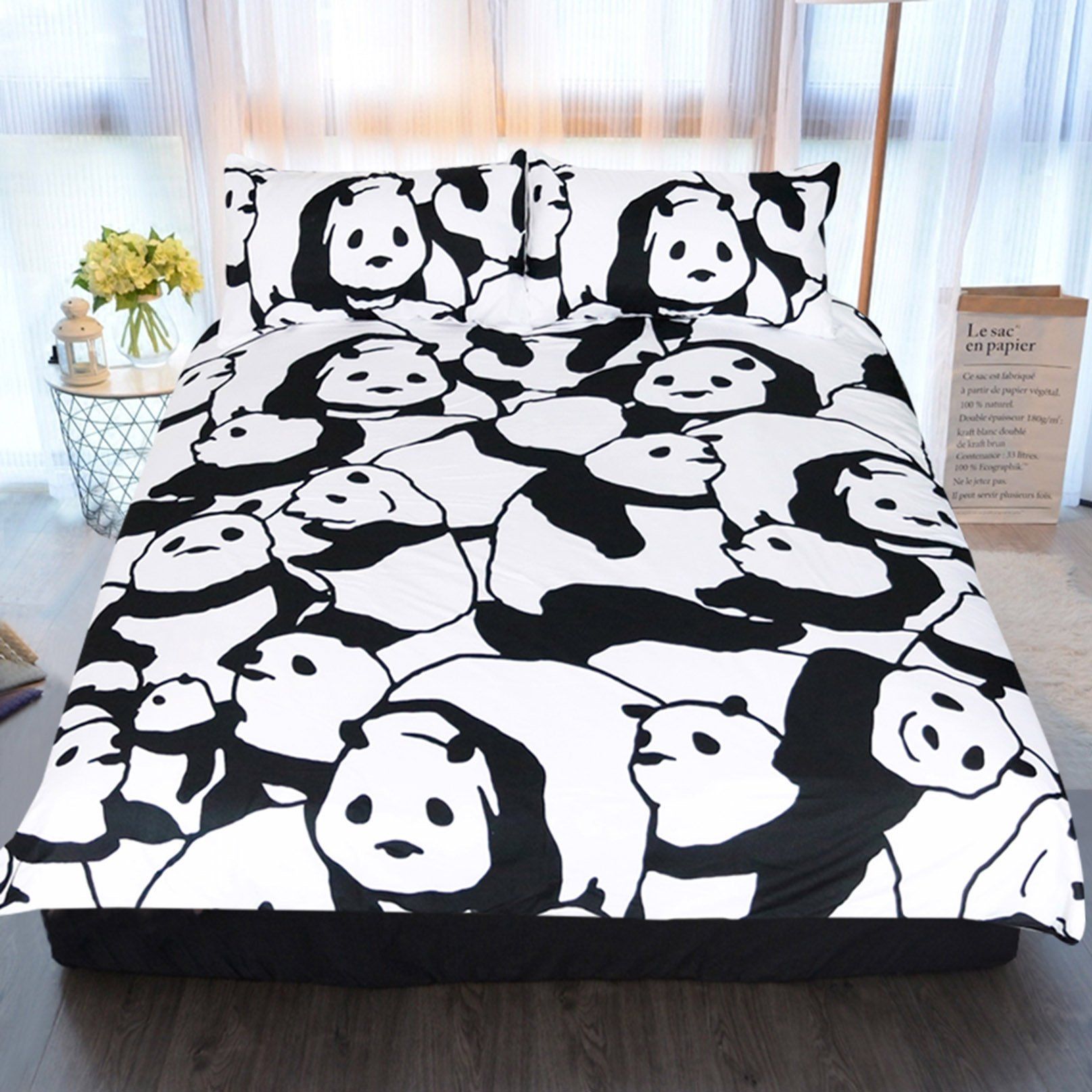 3D Little Panda 212 Bed Pillowcases Quilt Wallpaper AJ Wallpaper 