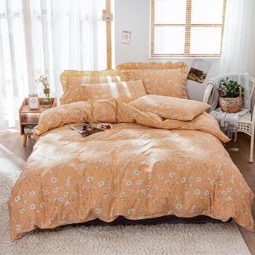 3D Orange 40324 Bed Pillowcases Quilt