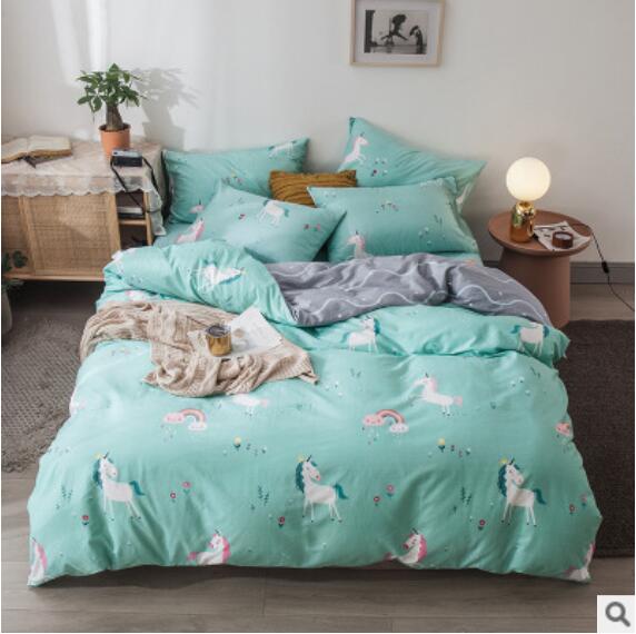 3D Unicorn 14217 Bed Pillowcases Quilt