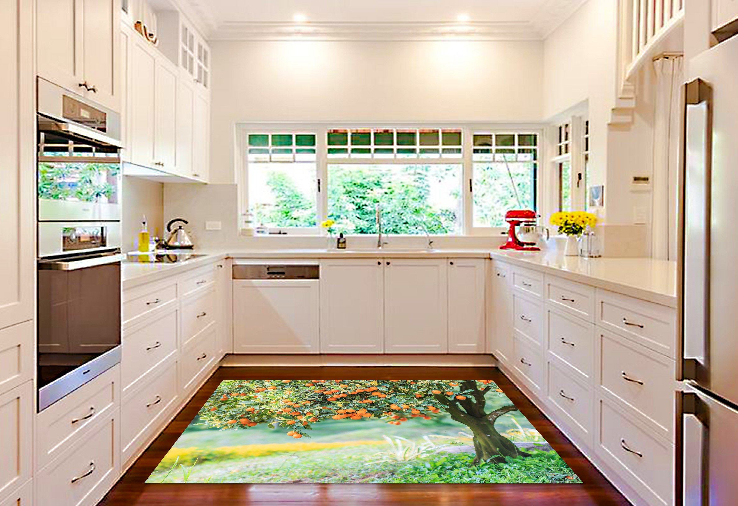 3D Kumquat Tree 055 Kitchen Mat Floor Mural Wallpaper AJ Wallpaper 