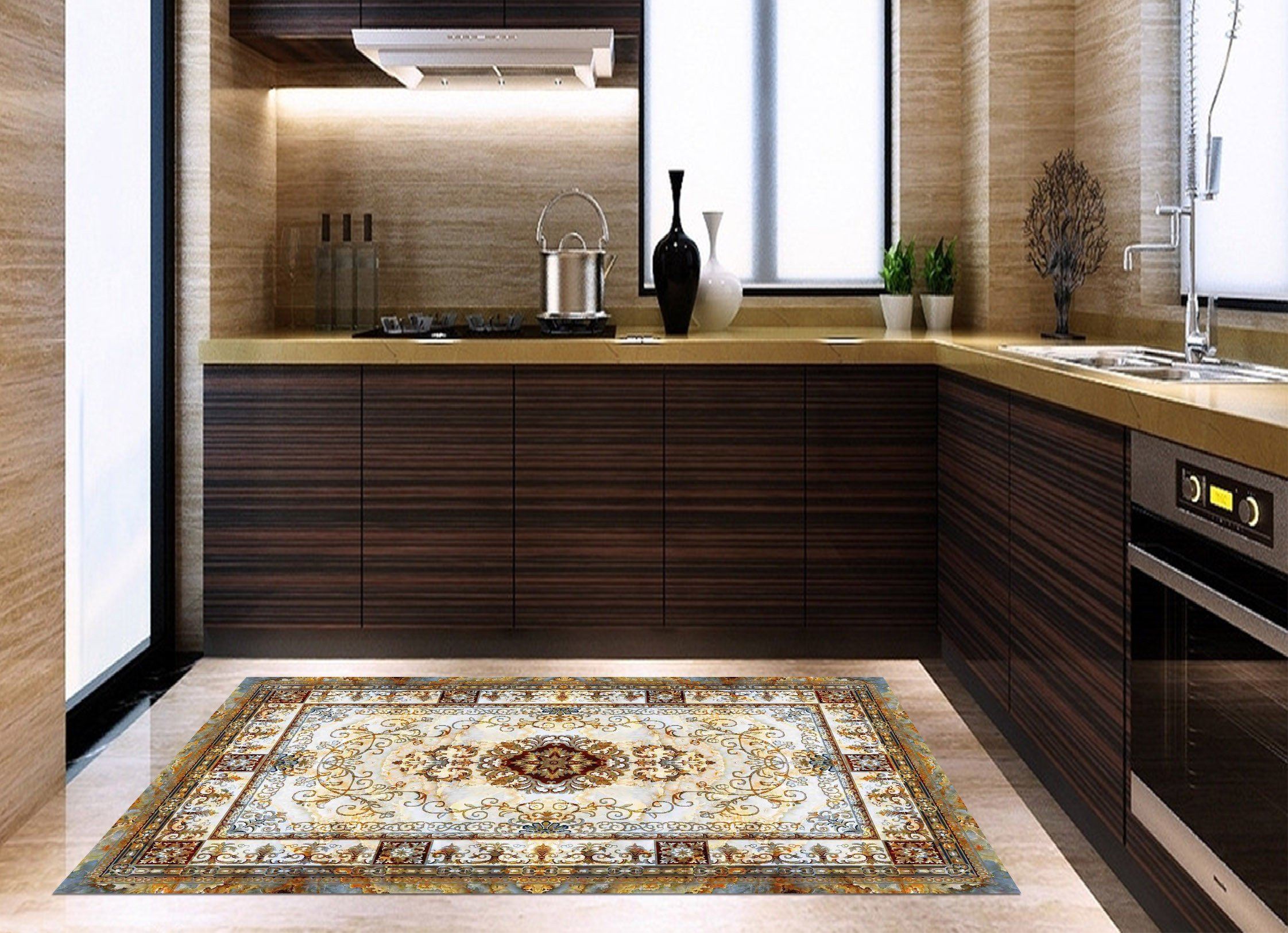 3D Marble Pattern 531 Kitchen Mat Floor Mural Wallpaper AJ Wallpaper 