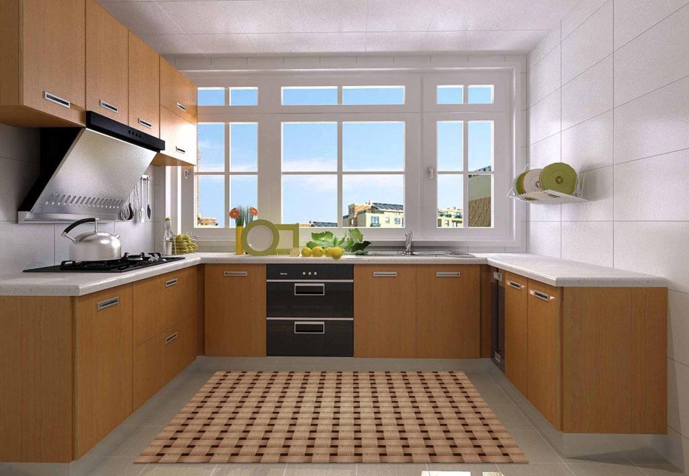 3D Weaving Grids 684 Kitchen Mat Floor Mural Wallpaper AJ Wallpaper 