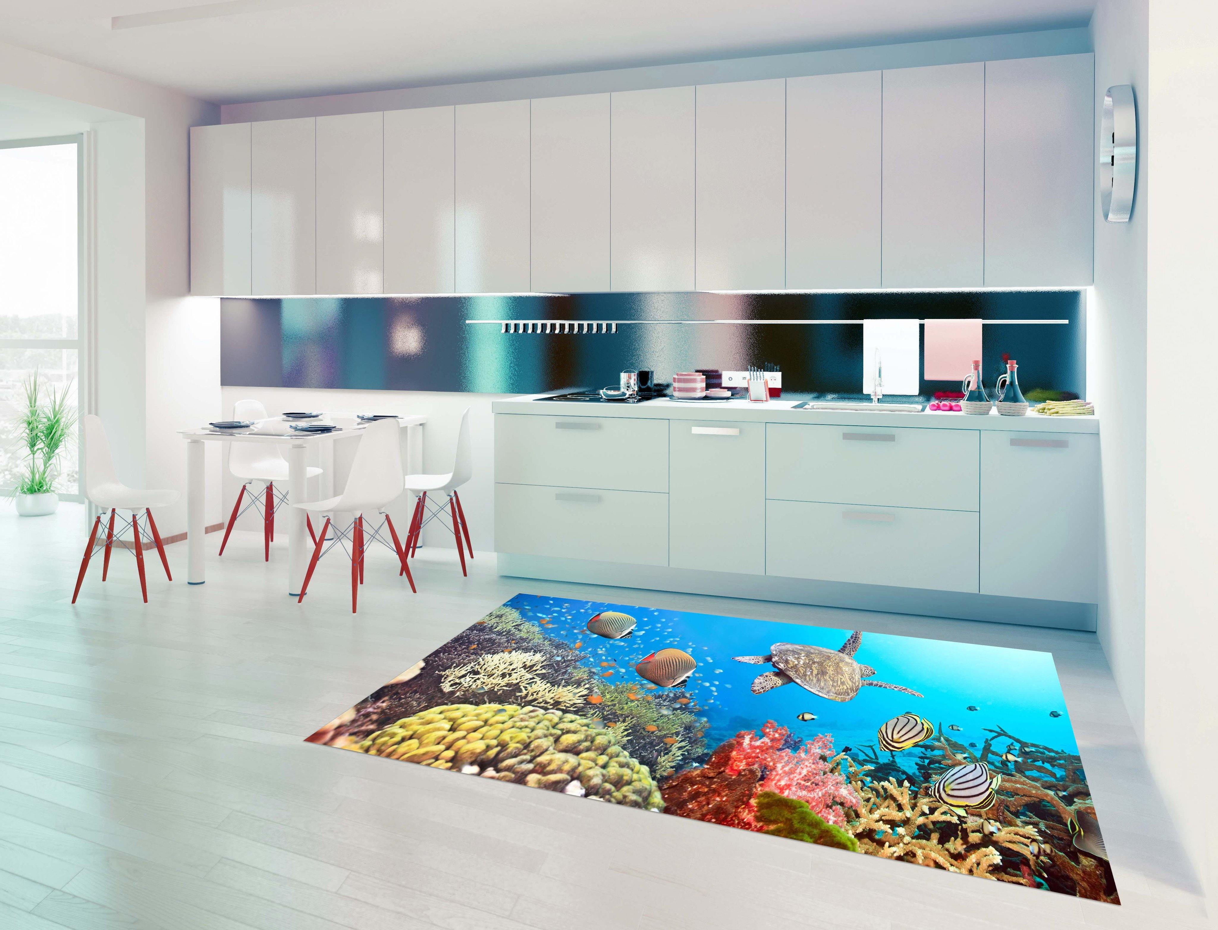 3D Ocean World 13 Kitchen Mat Floor Mural Wallpaper AJ Wallpaper 