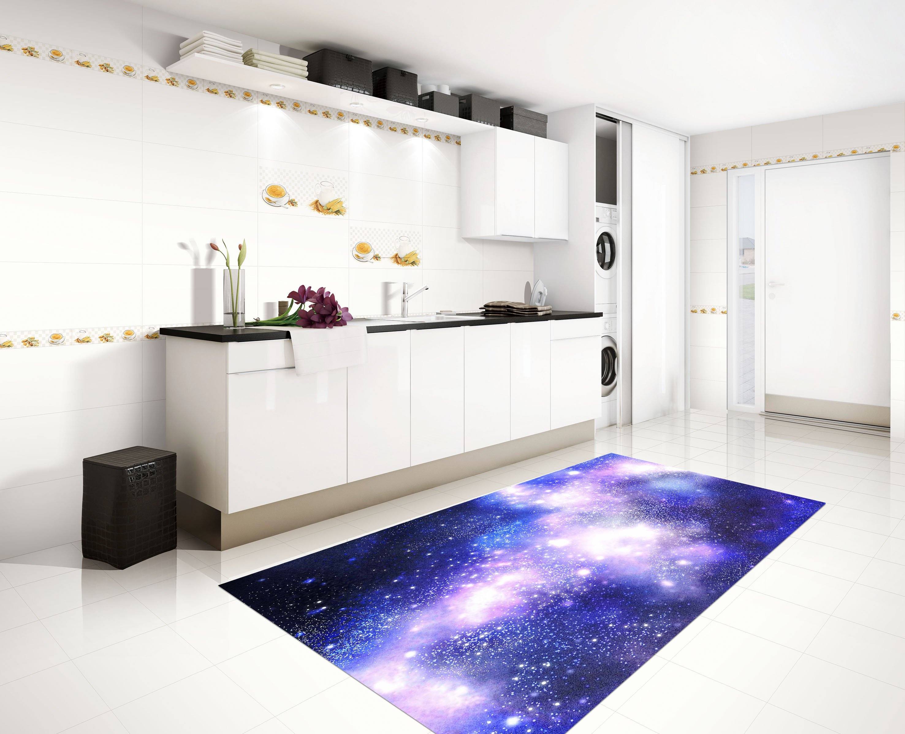3D Dazzling Stars Sky 43 Kitchen Mat Floor Mural Wallpaper AJ Wallpaper 