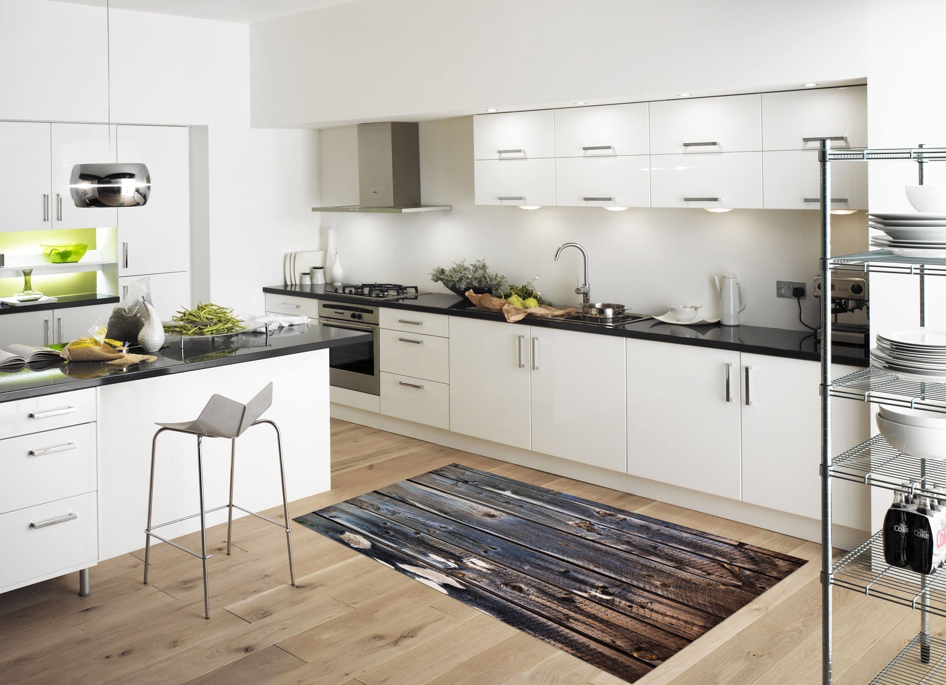 3D Mottled Wood Boards 586 Kitchen Mat Floor Mural Wallpaper AJ Wallpaper 