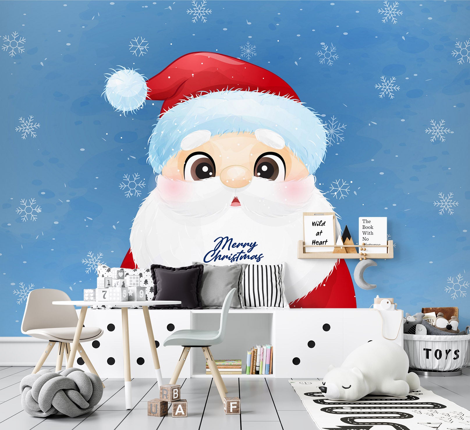 3D Santa Claus 58033 Wall Murals