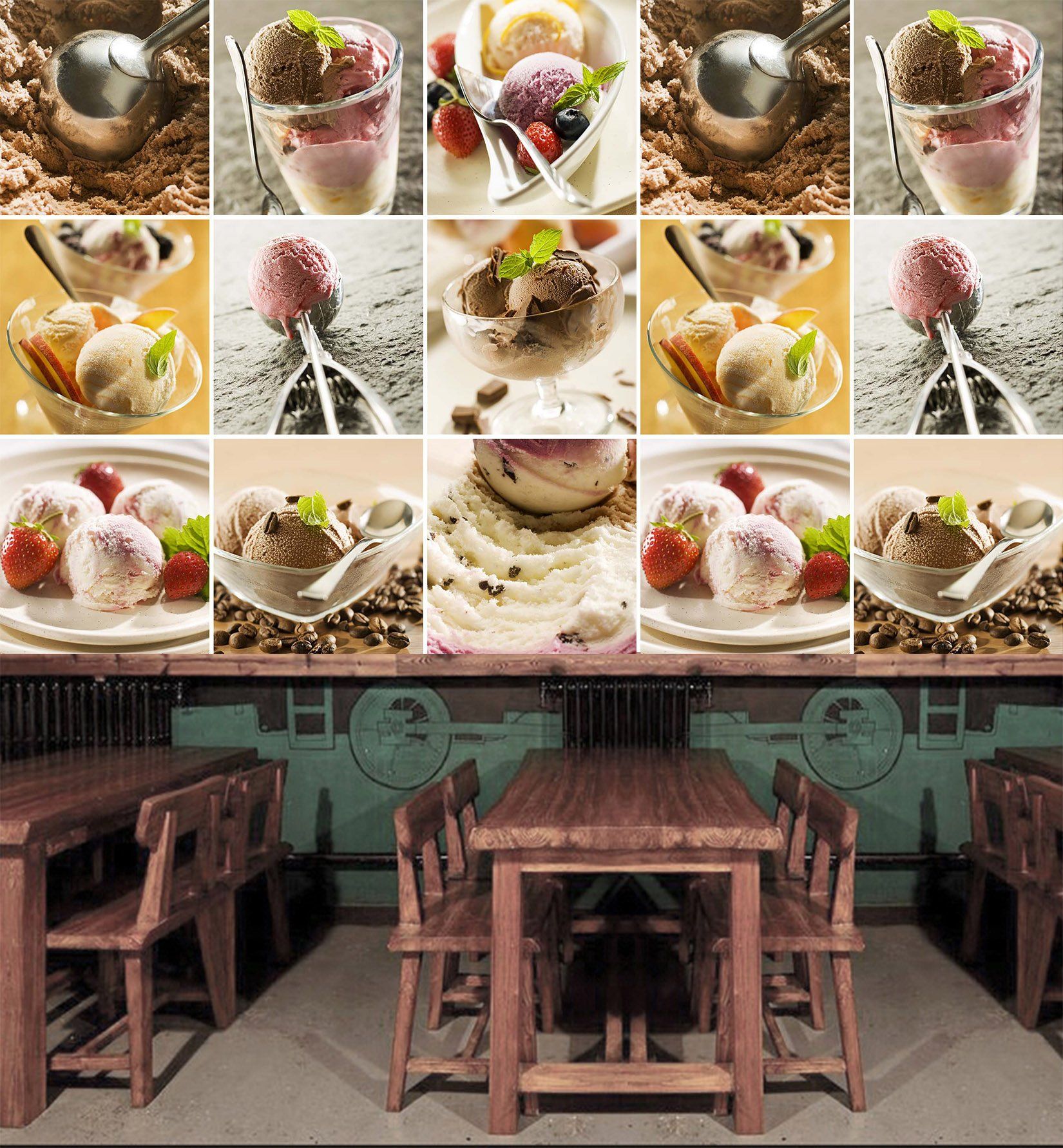 3D Ice Cream Menu 613 Wallpaper AJ Wallpaper 