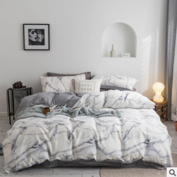 3D Marbling 30097 Bed Pillowcases Quilt