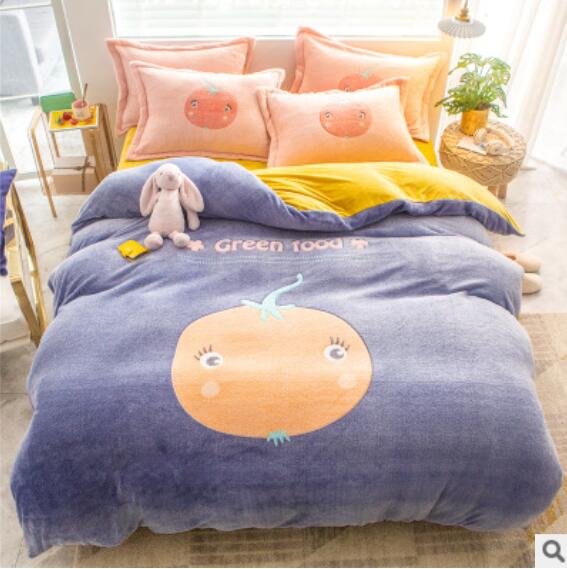 3D Cartoon Tomatoes 14189 Bed Pillowcases Quilt