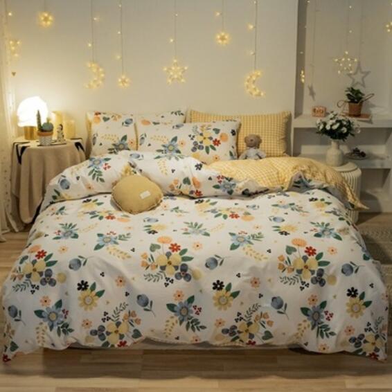 3D Yellow Bouquet 40309 Bed Pillowcases Quilt