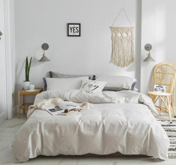 3D Creamy-White 18106 Bed Pillowcases Quilt