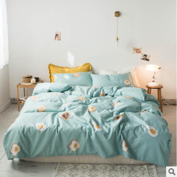 3D Light Blue Poached Egg 30163 Bed Pillowcases Quilt
