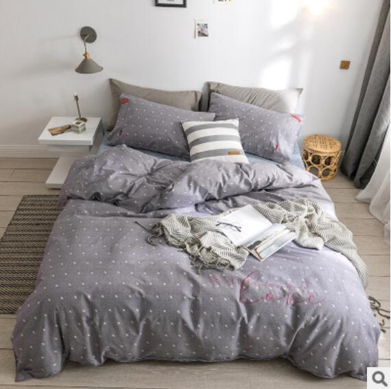 3D Gray Dots 30213 Bed Pillowcases Quilt