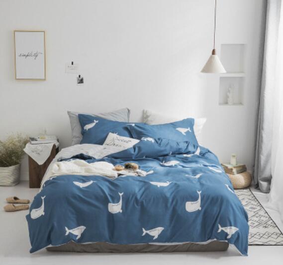 3D Whale 20350 Bed Pillowcases Quilt
