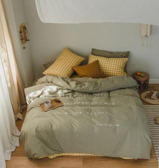 3D Green 40341 Bed Pillowcases Quilt