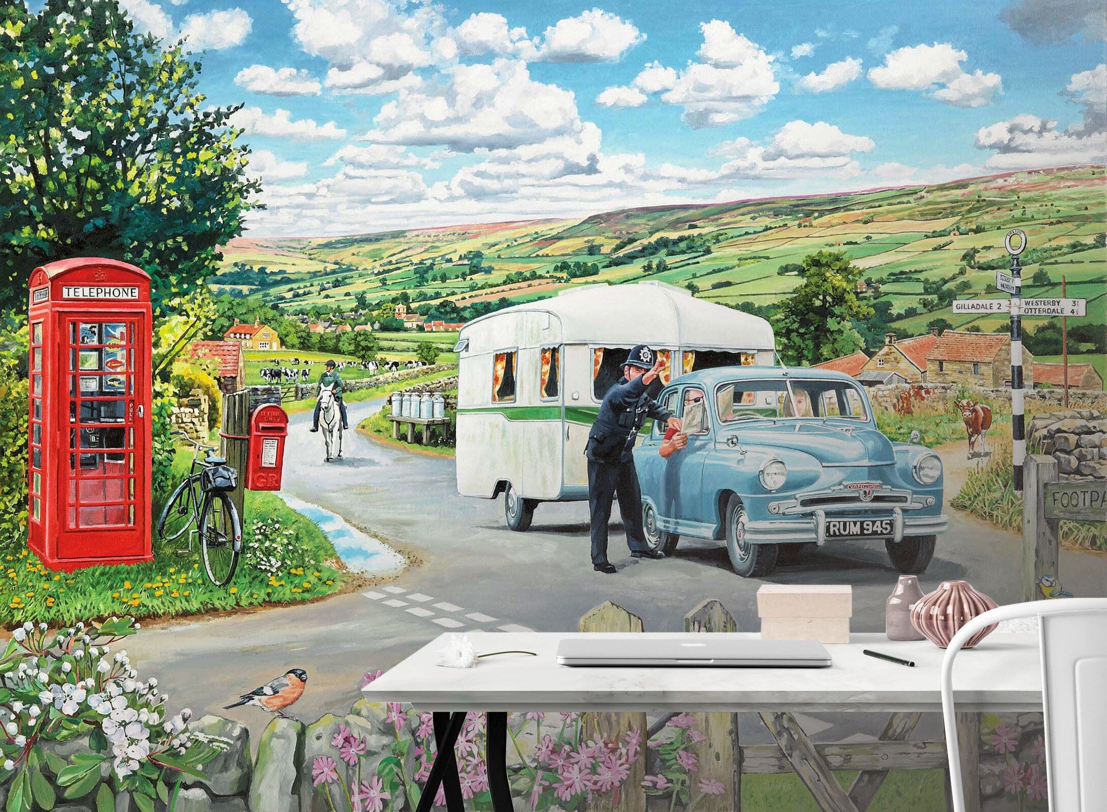 3D Directions 1019 Trevor Mitchell Wall Mural Wall Murals Wallpaper AJ Wallpaper 2 