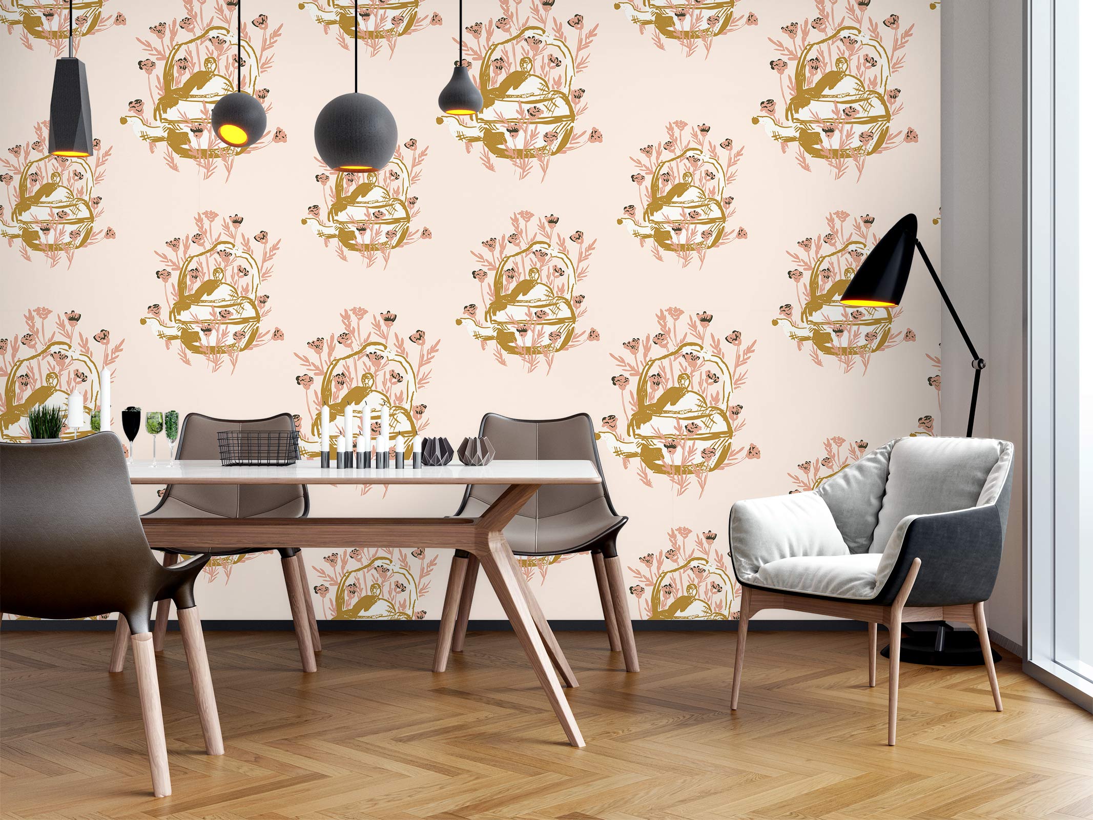 3D Flower Basket Texture 1399 Kashmira Jayaprakash Wall Mural Wall Murals