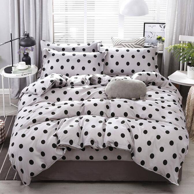 3D Black Dots 12047 Bed Pillowcases Quilt