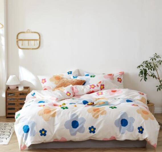 3D Colored Flowers 30026 Bed Pillowcases Quilt