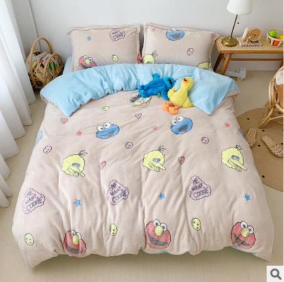 3D Sesame Street 30121 Bed Pillowcases Quilt